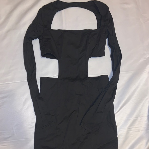 Black Cut-out Dress - Picture 1 of 3